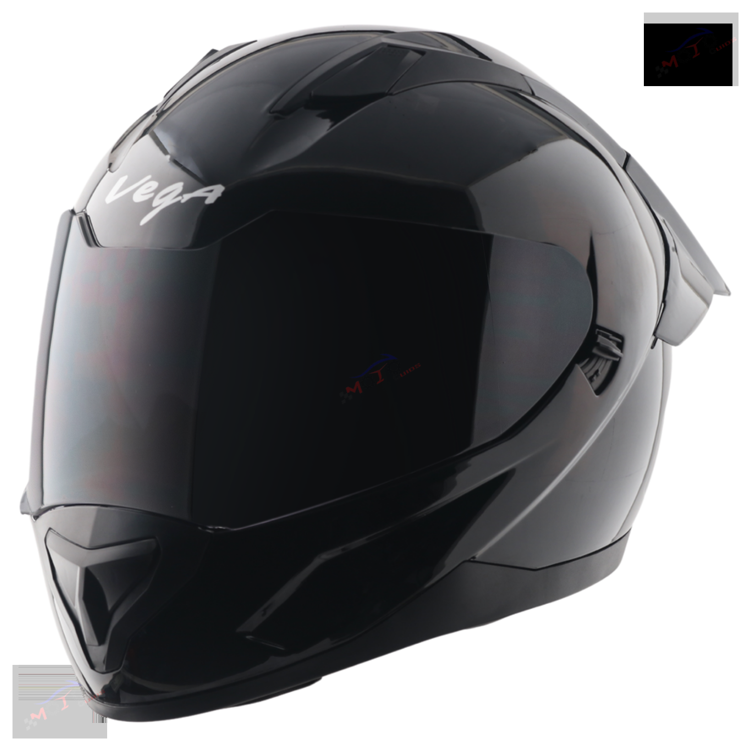 RAPID DV SOLID COLORS HELMET SMOKE VISOR